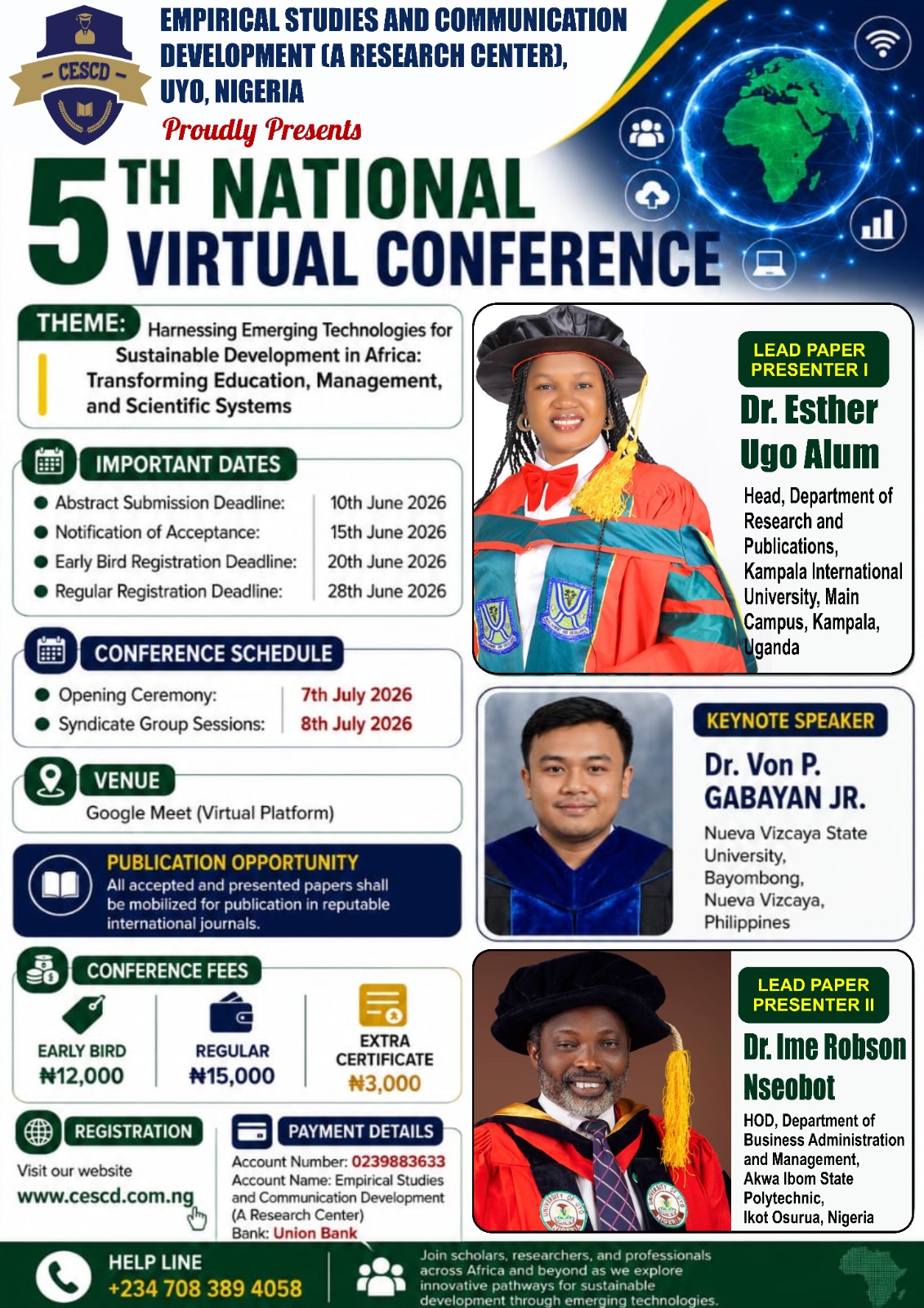 5th National Virtual Conference